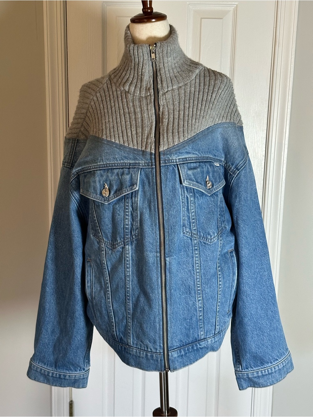 MOTHER Rare The Mixtape Sample Denim
Knit Jacket
